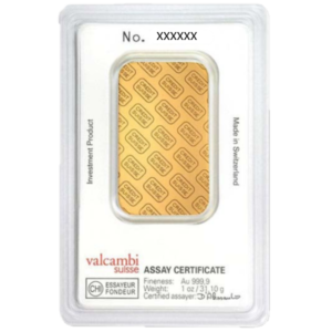 1 oz Gold Bar in Assay Card