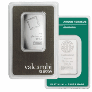 1 ounce Platinum Bars