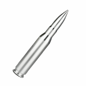 10 oz Silver Replica Bullet – .50 Caliber BMG