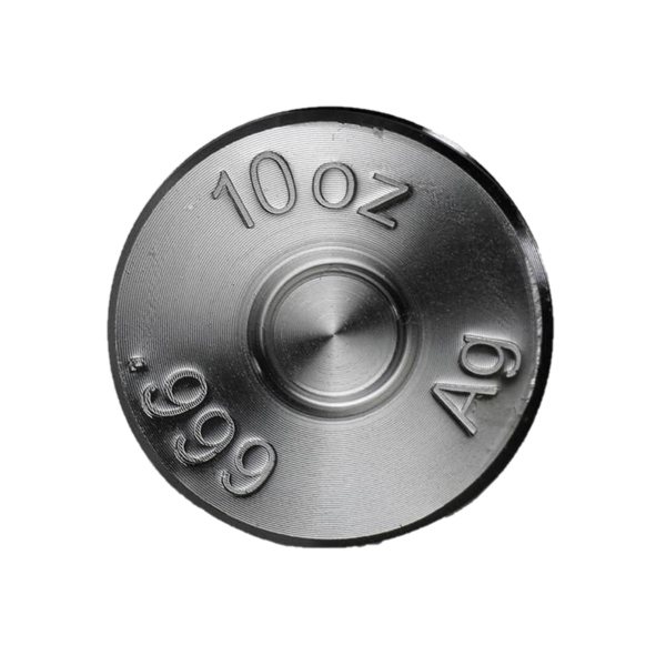 10 oz Silver Replica Bullet – .50 Caliber BMG