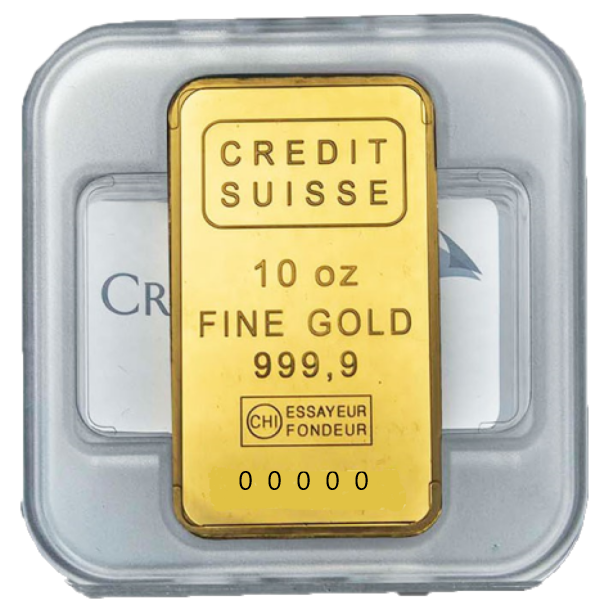 10 oz Credit Suisse Gold Bar