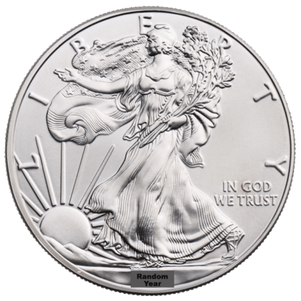 1 oz Silver American Eagle (BU) | Random Year (our choice)