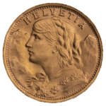 Gold Swiss 20 Francs - Helvetia