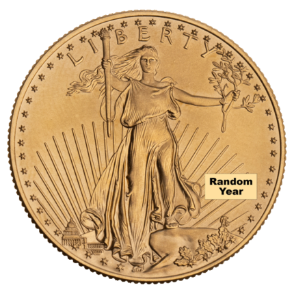 1/2 oz Gold American Eagle (BU) | Random Year