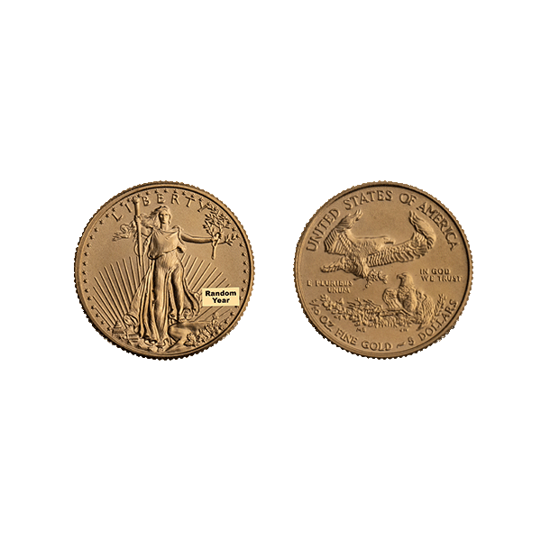 1/10 oz Gold American Eagle (BU) | Random Year