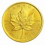 Gold 1 oz Canada Maple Leaf (BU) - Random Year
