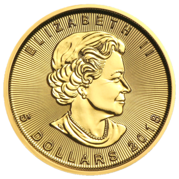 1/10 oz Canada Gold Maple Leaf (BU) | Random Year
