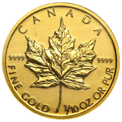 1/10 oz Canada Gold Maple Leaf (BU) | Random Year