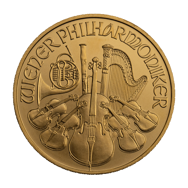 1 oz Austrian Gold Philharmonic | Random Year