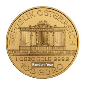 1 oz Austrian Gold Philharmonic | Random Year
