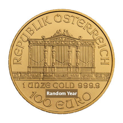 1 oz Austrian Gold Philharmonic | Random Year