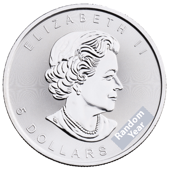 1 oz Canada Silver Maple Leaf | Random Year (our choice)