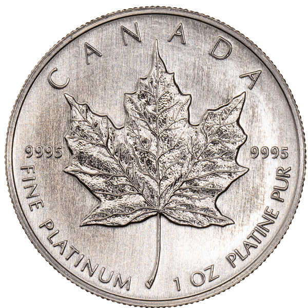 1 oz Canadian Platinum Maple Leaf