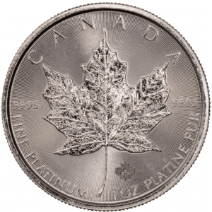 1 oz Canadian Platinum Maple Leaf