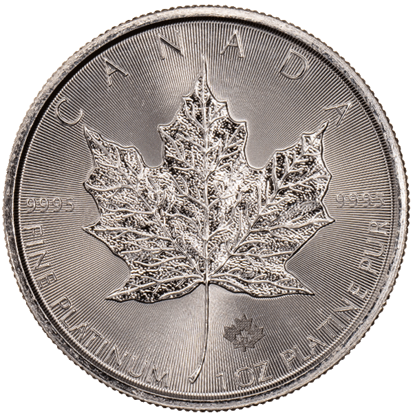 1 oz Canadian Platinum Maple Leaf