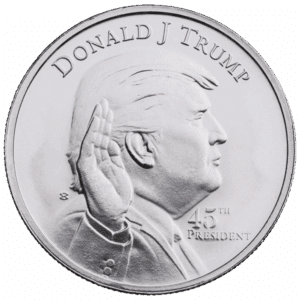 Silver 1 oz Trump Round