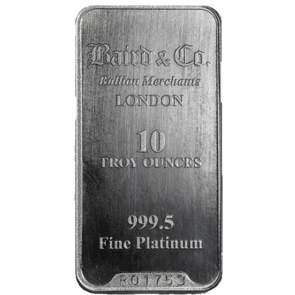 10 ounce Platinum Bar