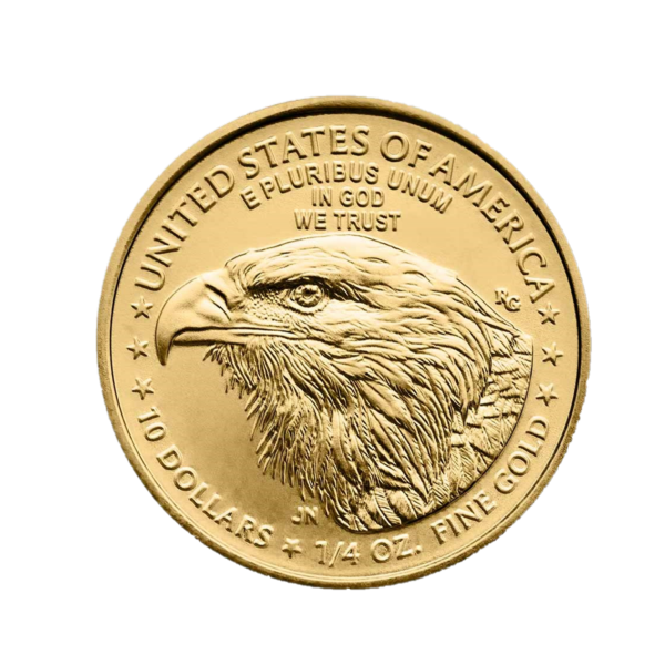 1/4 ounces of 10 dollar American Eagle Gold coin
