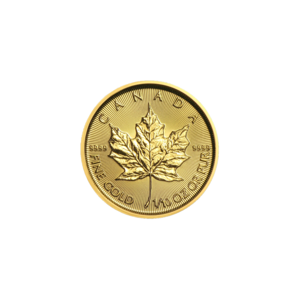 1/10 oz gold maple leaf