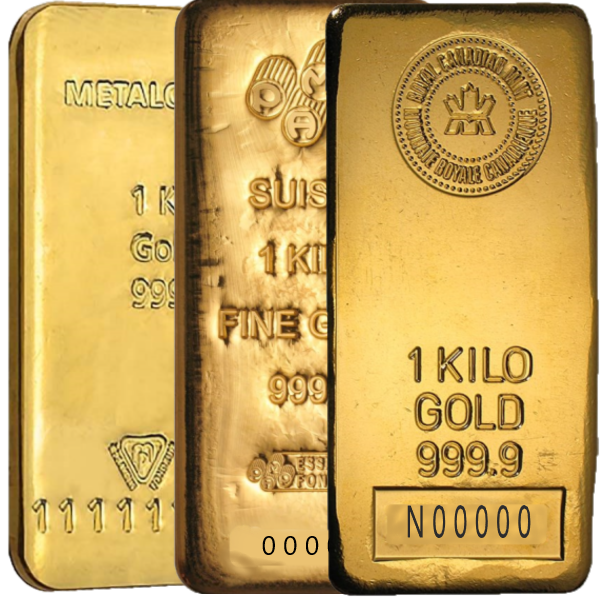 Kilogram Gold Bars