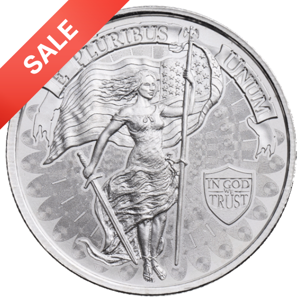 Silver 1 oz Unity and Liberty Round