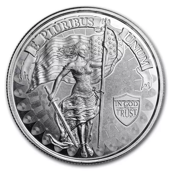 1 oz Silver Unity and Liberty Round