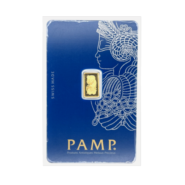 Gold 1 Gram Pamp Bar