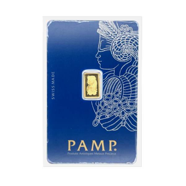 Gold 1 Gram Bar | In Assay Card – PAMP
