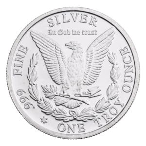 Silver 1 oz Morgan Dollar Style Round