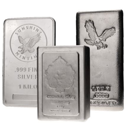 Buy Silver 1 oz Bar, Generic (our choice) Online - Pure & Authentic