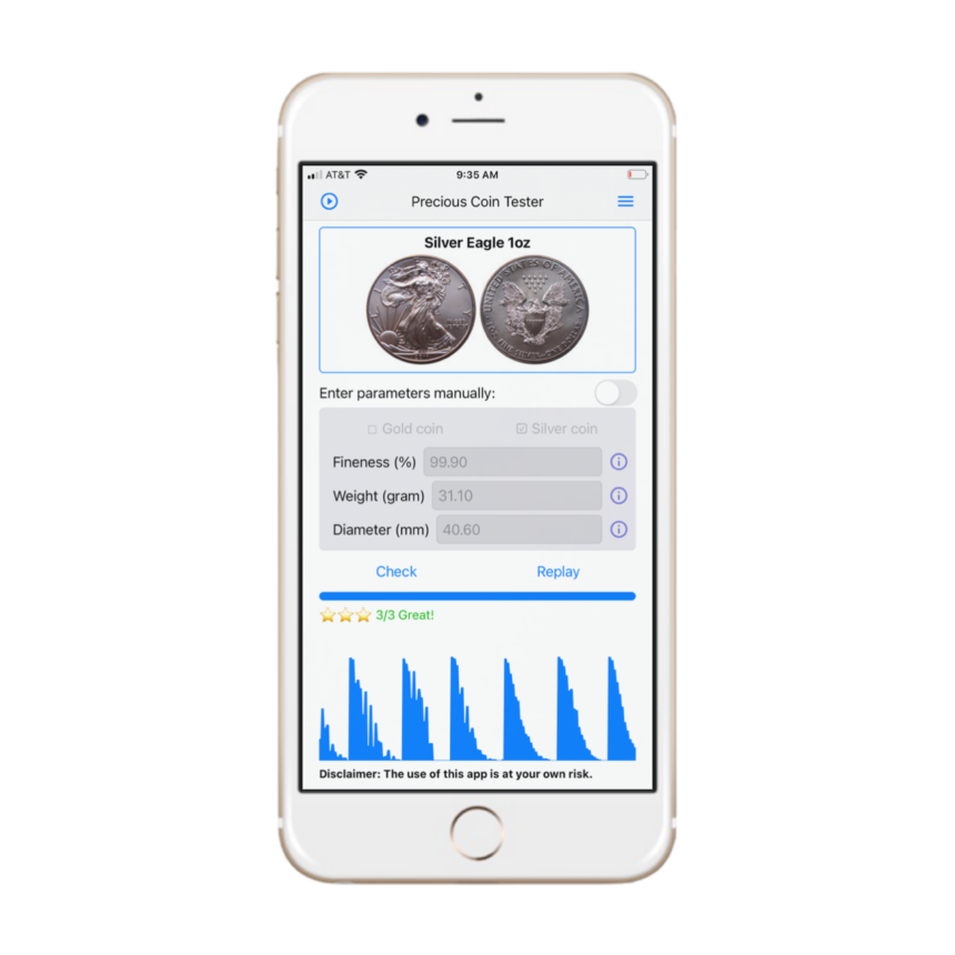 The Pocket Pinger Coin Ping Tester