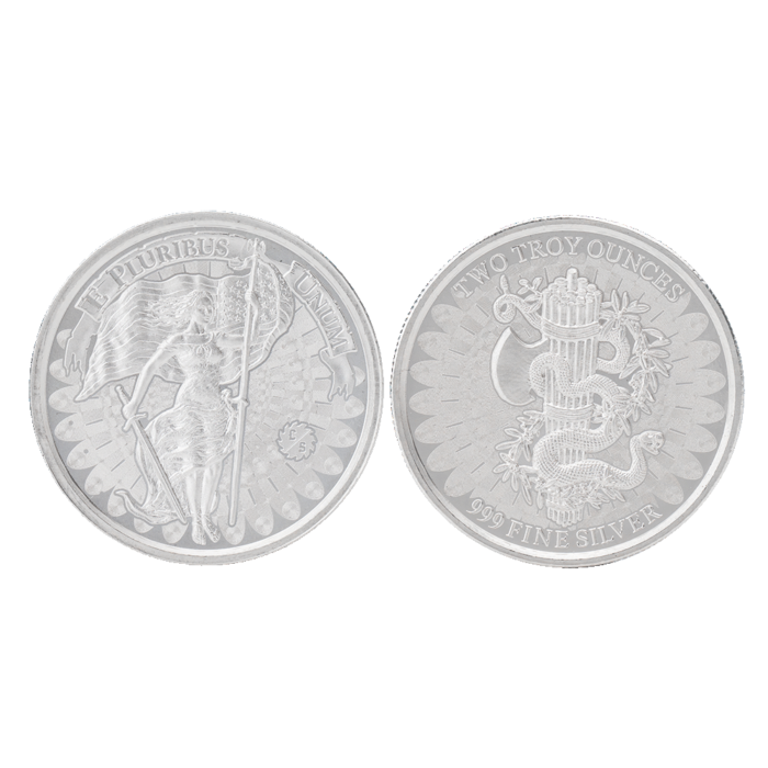 2 oz Silver Round – Unity and Liberty