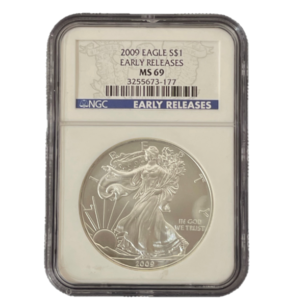 MS69 Silver American Eagle | Random Year/PCGS or NGC/Designation