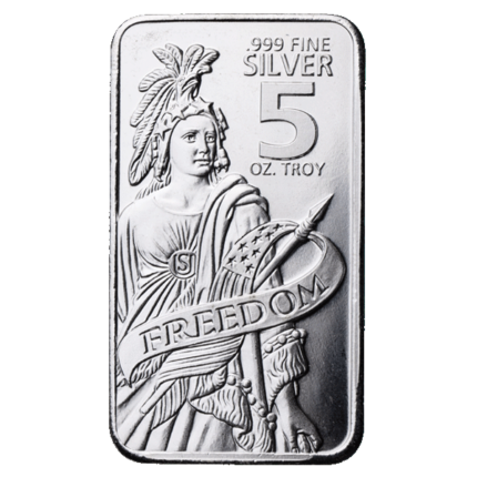Silver Freedom 5 oz Bar