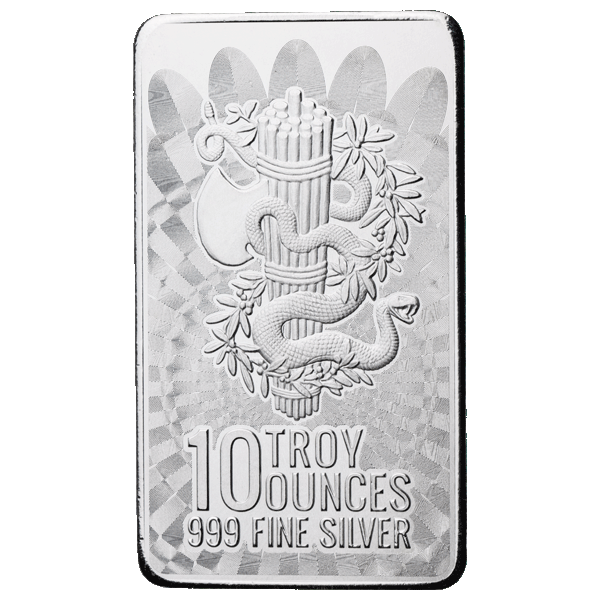 Silver 10 oz Unity and Liberty bar