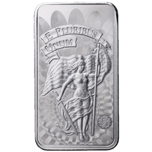 Silver 5 oz Bar Unity and Liberty