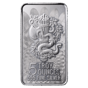 Silver 5 oz Bar Unity and Liberty