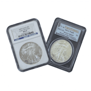 MS69 Silver American Eagle - Random Year/PCGS or NGC/Designation