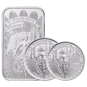 4 oz Silver Unity and Liberty Stack