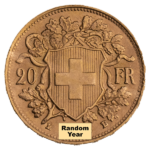 Gold Swiss 20 Francs