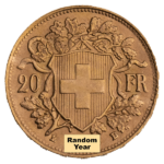 Gold Swiss 20 Francs