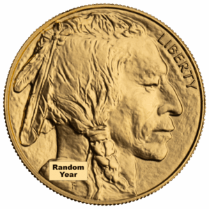 1 oz Gold American Buffalo (BU) | Random Year