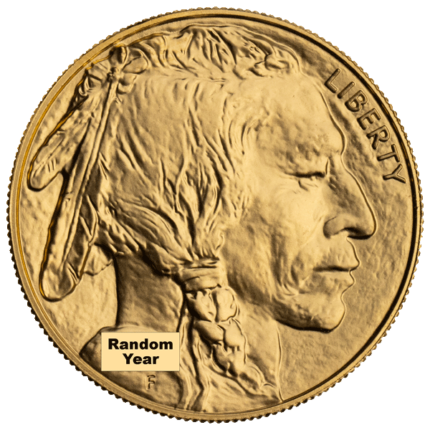 1 oz Gold American Buffalo (BU) | Random Year