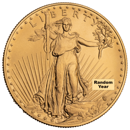 1/2 oz Gold American Eagle (BU) | Random Year