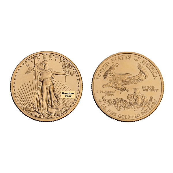 1/4 oz Gold American Eagle (BU) | Random Year