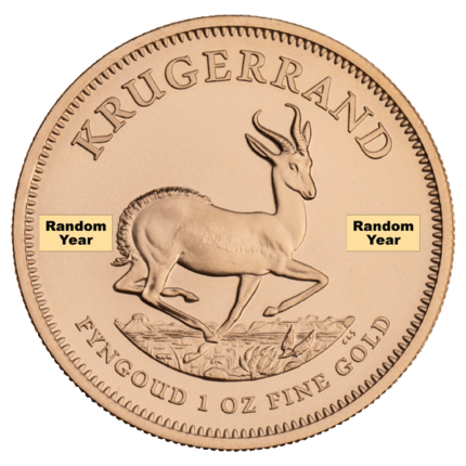 1 oz Gold Krugerrand | Random Year