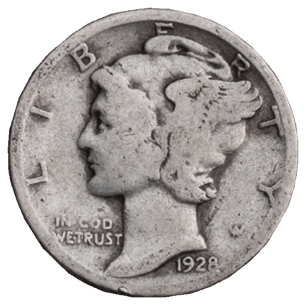 90% Silver Dimes ($1 Face Value | 10 Dimes)