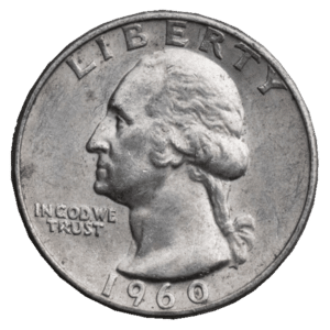 90% Silver Quarters ($1 Face Value | 4 Quarters)