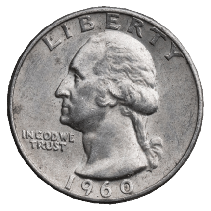 90% Silver Quarters ($1 Face Value | 4 Quarters)