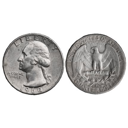 Buy 90% Silver Quarters ($1 Face Value 4 Quarters) Online - Pure